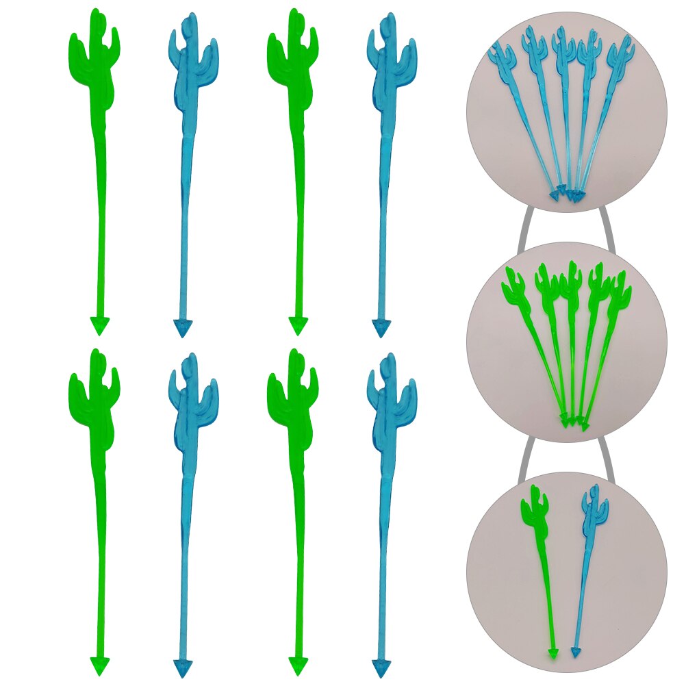 40Pcs Disposable Plastic Cocktail Rods Mixing Sticks Beverage Stirring Sticks