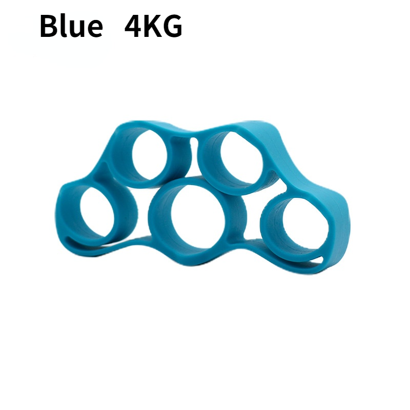 Silicone Hand Grip Device Finger Exercise Hand Strengthener Stretcher Hand Trainer Rehabilitation Training Equipment Muscle Tool: Gold