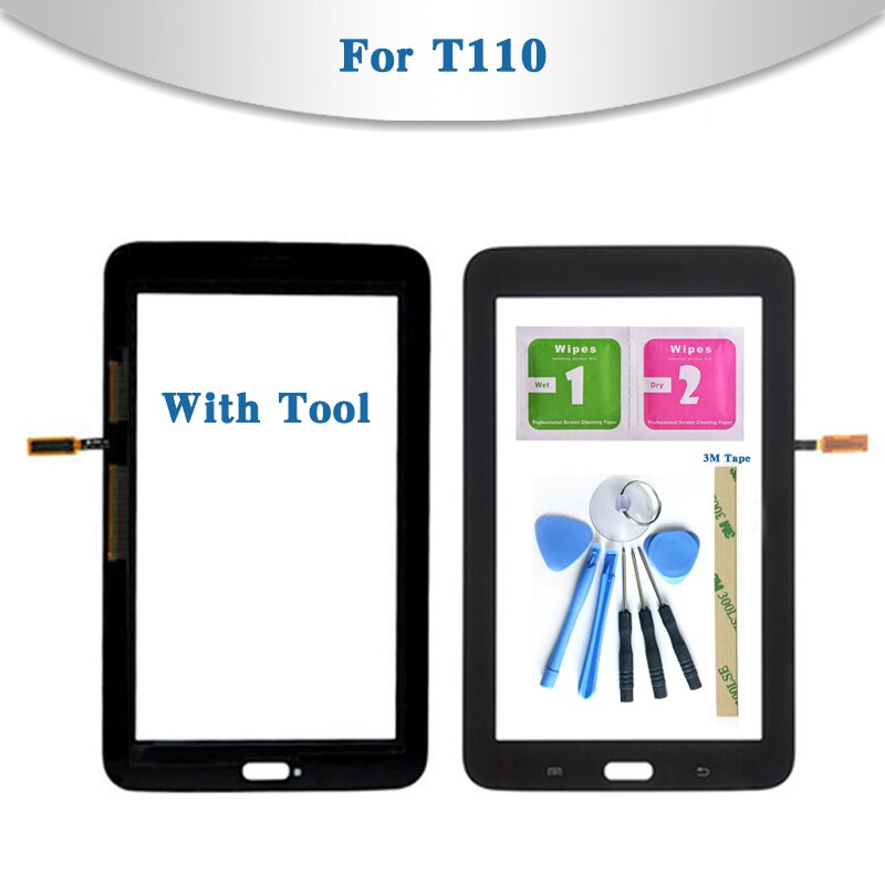 For Samsung Galaxy Tab 3 Lite 7.0 SM-T110 SM-T111 T110 T111 Tablet Touch Screen Digitizer Sensor Front Outer Glass Lens Panel