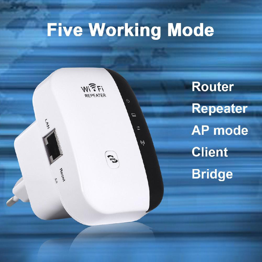 Yfashion 300Mbps Wifi Repeater Wireless-N 802.11 AP Router Extender Signal Booster