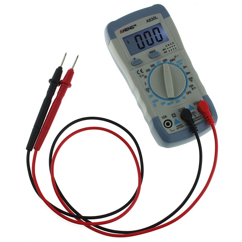 Handheld LCD Digital Multimeter A830L AC/DC Avometer Resistance Circuit Tester Precise Measuring Tool Electronic Volt Meter