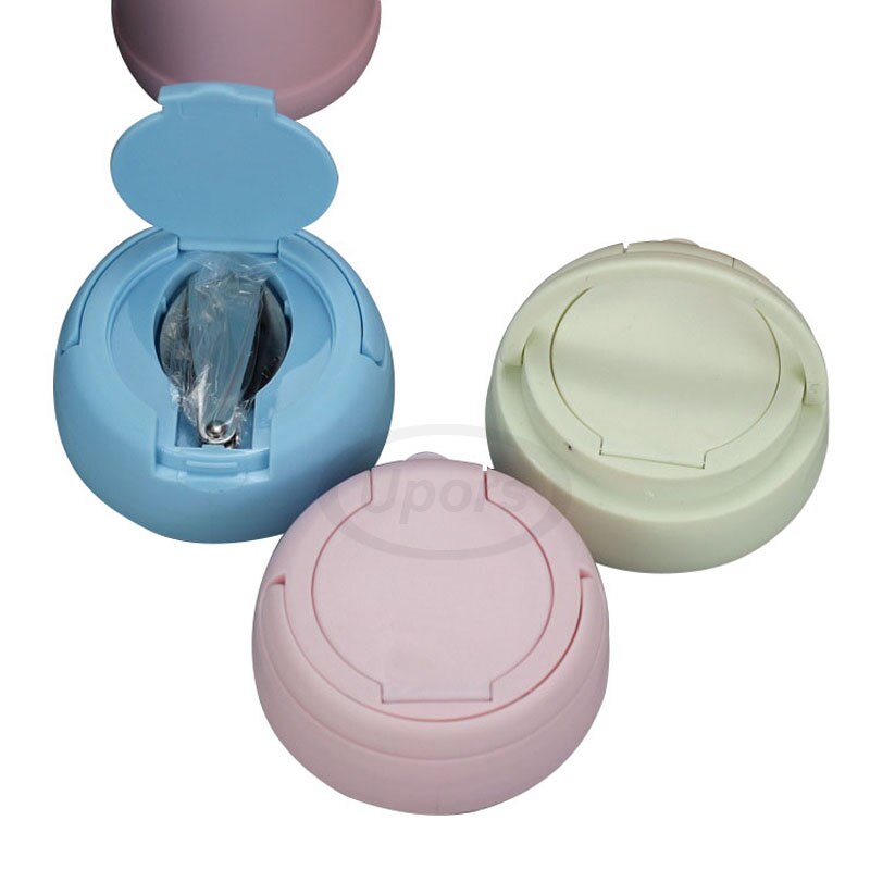 Upors 350ml mattermos med hopfällbar sked 304 rostfritt stål bärbar bento matlåda termoflaska minitermos för mat
