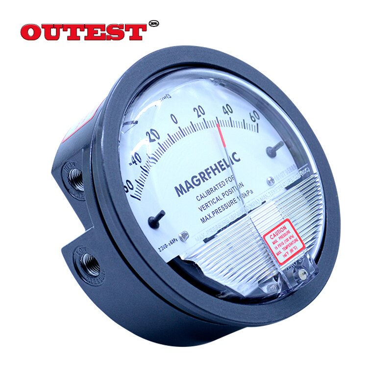 Hög precision luftdifferenstrycksmätare vakuummanometer mikrotryckmätare mätområde 0-30pa ~ 0-30 kpa för val