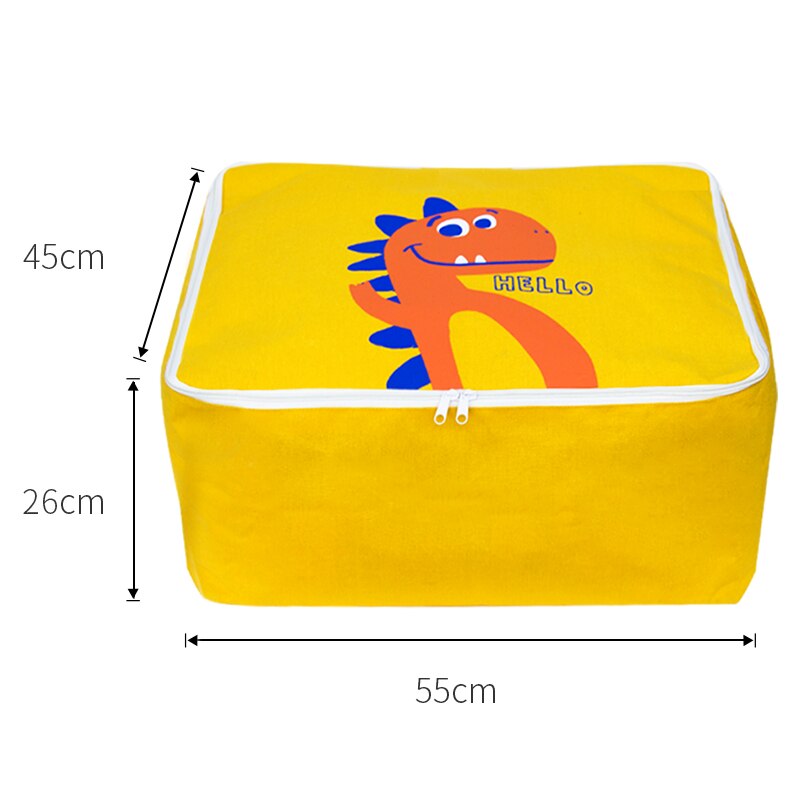 Laundry Basket Toy Storage Baskets Home Organizer Bin Stripe 40*50cm Large For Washing Dirty Clothes Cotton Folding Waterproof: Large 55-26-45cm