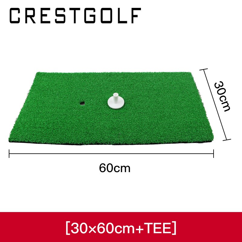 CRESTGOLF Golfnet - 2m/3m - Træningsnet Indendørs/Udendørs - Golfmåtter: Stil 1 golfmåtte