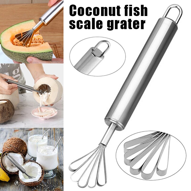 Scraper Collecting 1/2pcs Multifunctional Coconut Meat Grinder Coconuts Coconut Meat Tool DC156