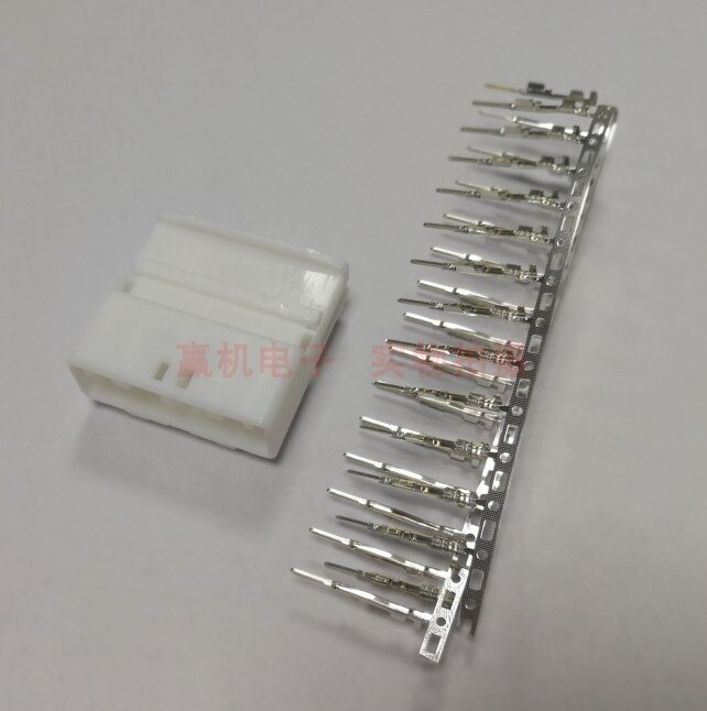 for Mazda CX-5 audio control unit ACU module 0920-301B male female plug 2X14 28PIN wire line cable: male plug and pin