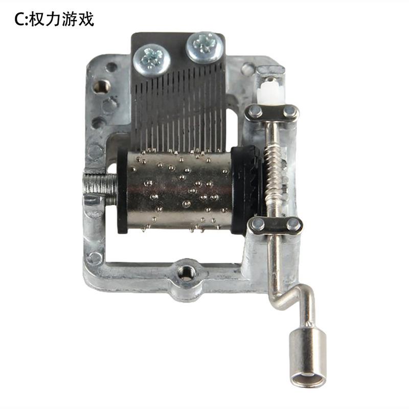Mini Hand Cranking Music Movement DIY Music Box Decorative Collectibles (A Variety Of Music Available): 3