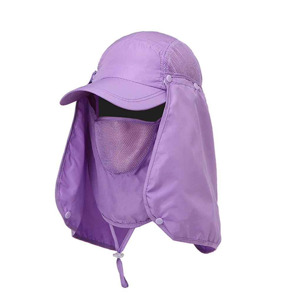 A0NIJIE Outdoor Sun Hat UV Protection Ear Flap Neck Cover Fishing Hunting Hiking Cap Unisex Leisure Hat: NO.8