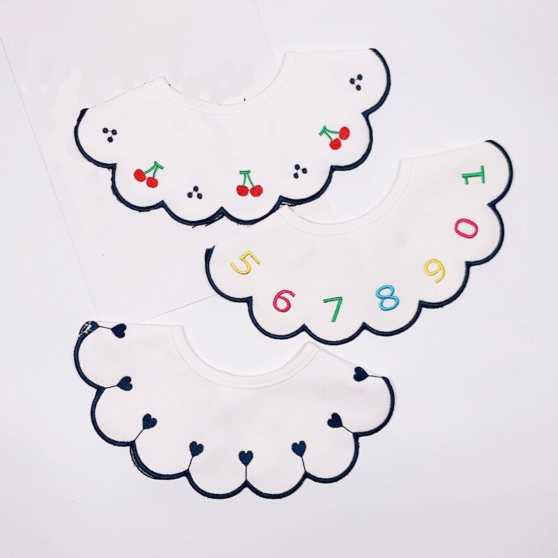 Slabbers Katoen Ronde Hals Baby Burp Doek Slabbetjes 360 Graden Voeden Bib Voor Jongens Meisjes Baby Kleding Bandana Slabbetjes waterdicht