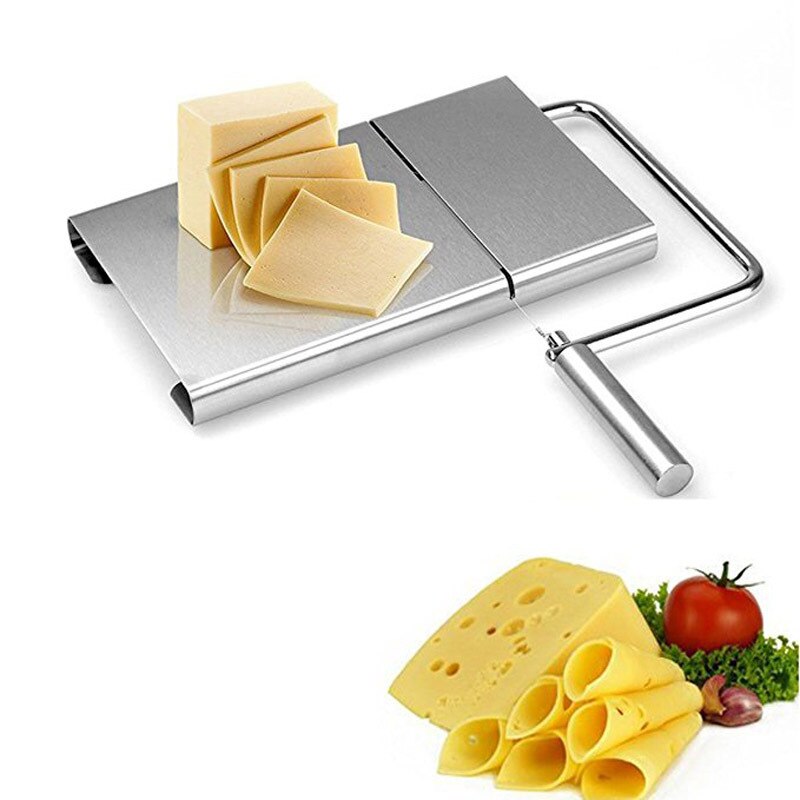 Cheese Slicer Cutting Serving Board For Hard and Semi Hard Cheese or Butter, 10-Pack Replacement Stainless Steel Cutting Wire