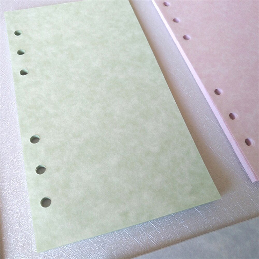 Candy Color Notebook Papers A5 A6 Pages Planner Filler Paper Inside Page Stationery Office School Supplies