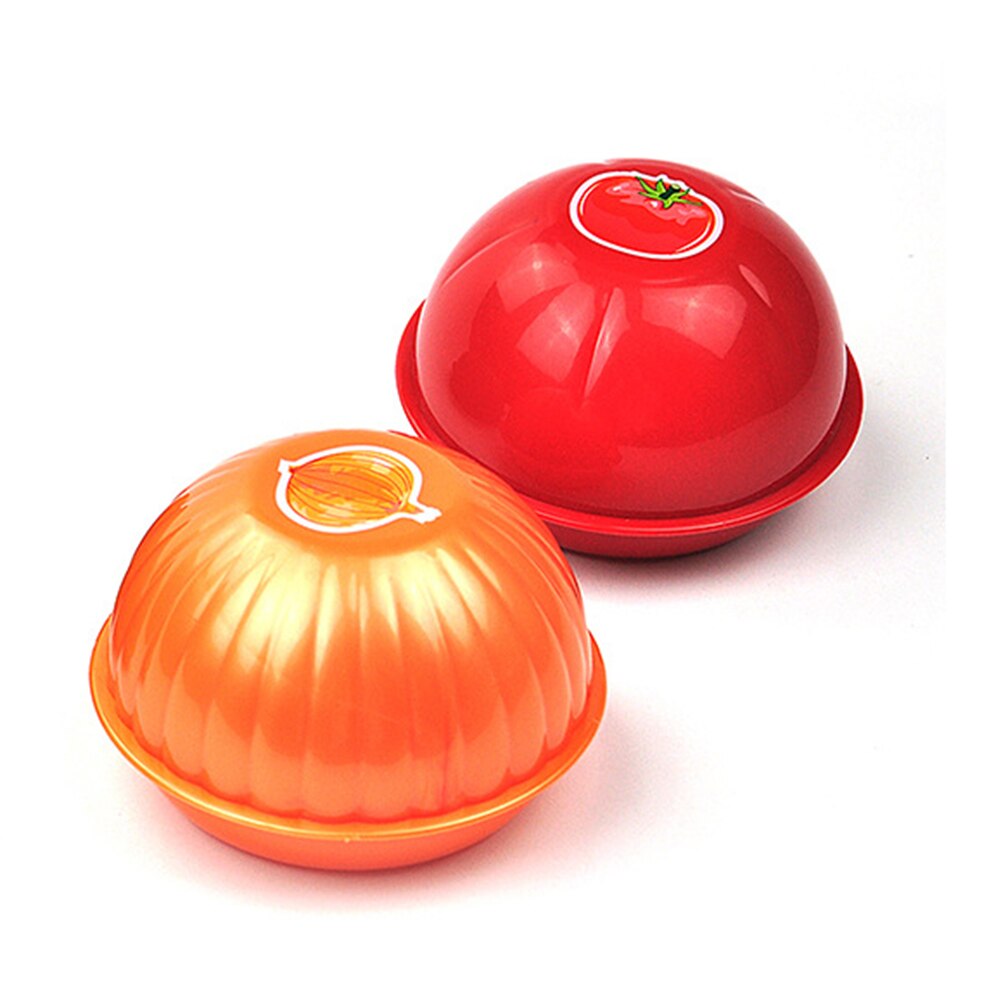 Ui tomaat voedselbespaarder keuken opbergdoos crisper plastic groentebakje