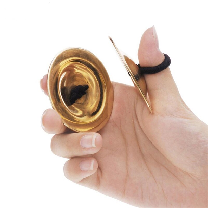 1 Paar Duurzaam Buik Iron Dance Vinger Cimbaal Messing Dansen Muziek Apparatuur Accessoires Percussie Muziekinstrument