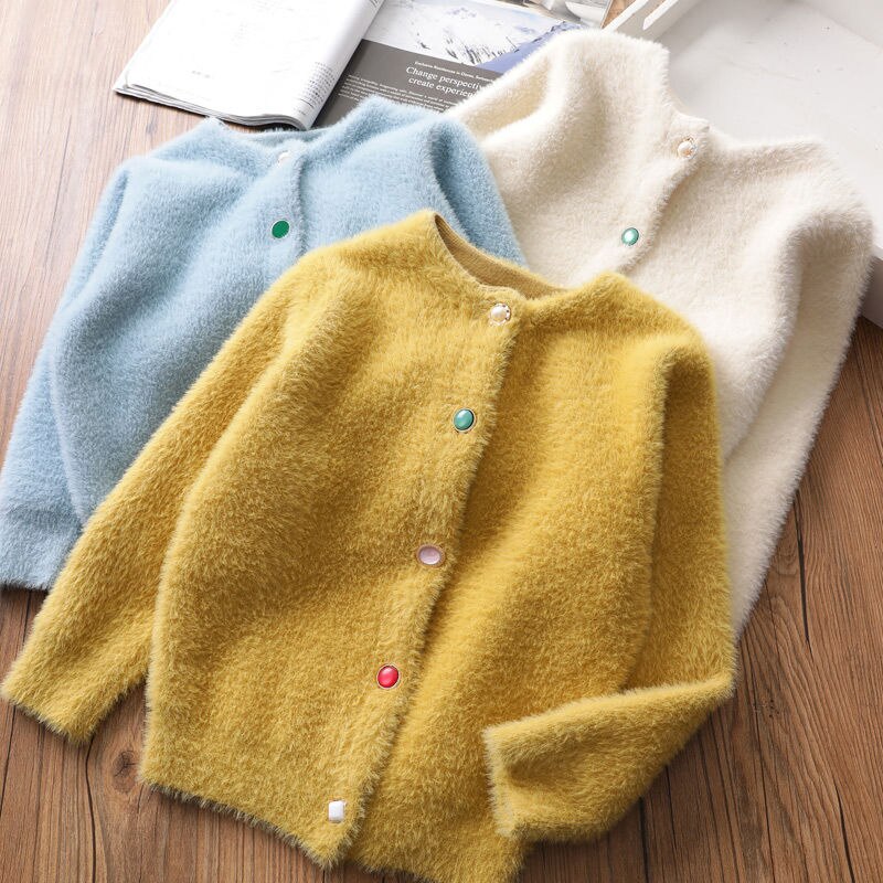 automne hiver infantile bébé enfant en bas âge vêtements chandails tricoté Cardigan manteau pour filles enfants veste enfants veste décontractée W717
