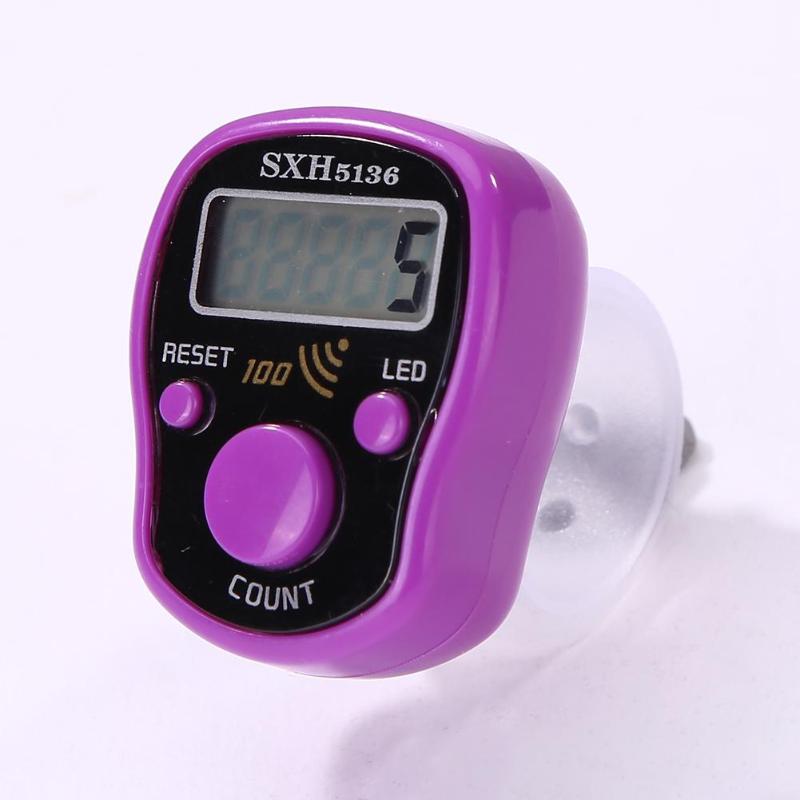 0-99999 tragbare Mini Hand Finger Ring übereinstimmen Zähler LCD Elektronische Digitale übereinstimmen Zähler Stich Marker Reihe für näHenne Werkzeug