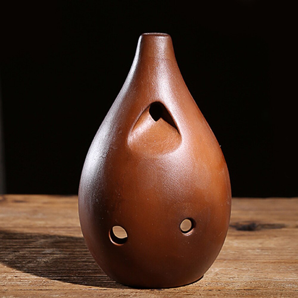 1PC Chinese Flute 10 Holes Xun Instrument Ceramic Ocarina Ancient Music Instrument for Beginners Artists Performers