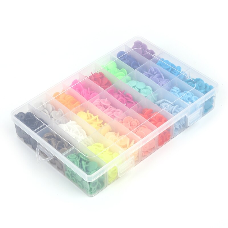 Fastener Snap Pliers Button+360set T5 Plastic Resin Snap Press Stud Cloth Diaper Hole Punch