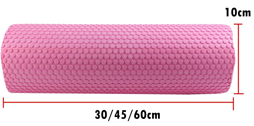 (Color aleatorio enviado) Mini rodillo de espuma para Yoga, rodillo de masaje EVA para Pilates, Fitness, gimnasio, columna de masaje muscular, herramienta de automasaje