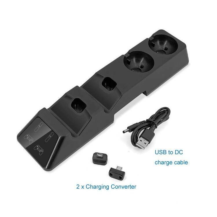 Am05- for  ps4 håndtak 4 ladning for  ps4 move vr håndtak ladebase for slim pro håndtak 4 in 1 lader