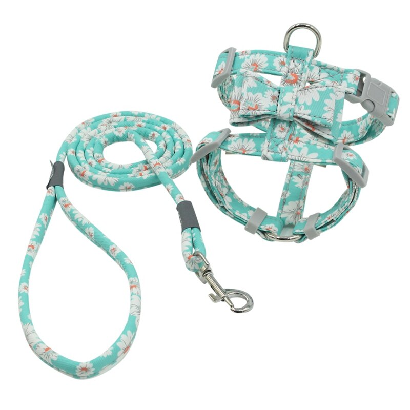 Japanse Stijl Reflecterende Hond Kat Harnas Verstelbare Harnas Kraag Huisdier Veiligheid Leash Rope Riem Hond Accessories1: A3