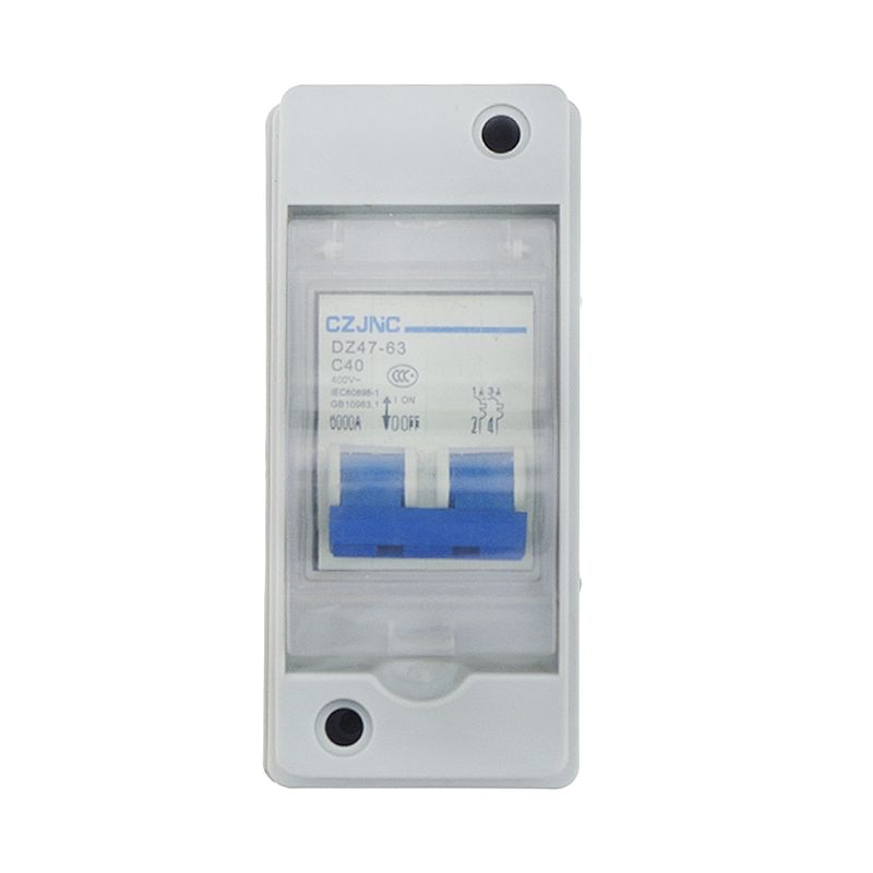 2 Ways Household Illumination Electrical Distribution Box Waterproof with Cover 449C