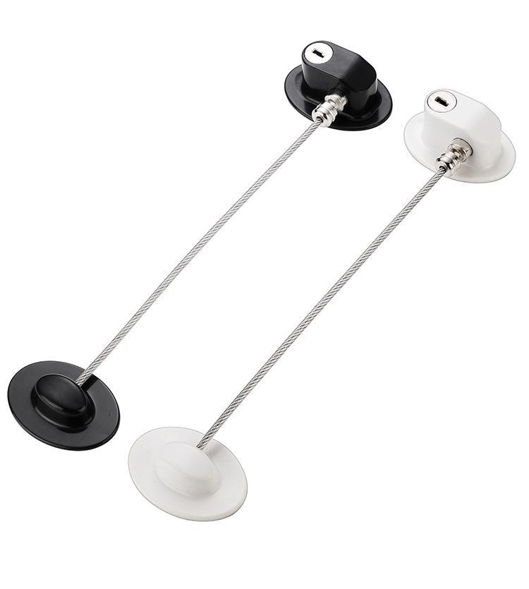 Aluminum Alloy Door Window Security Lock Window Restrictor Locks Sliding Window Lock Child Safety with 2 Keys
