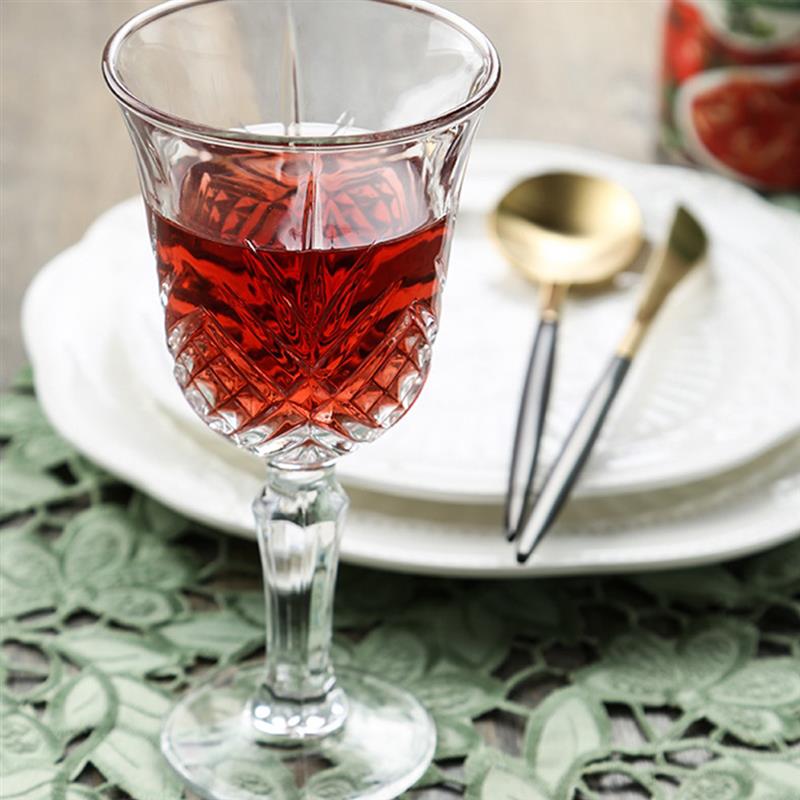 2pcs Wine Champagne Glass Red Wine Glass Cup 5.41oz Transparent Crystal Glasses Cup For Bar Party Drinking 160ml