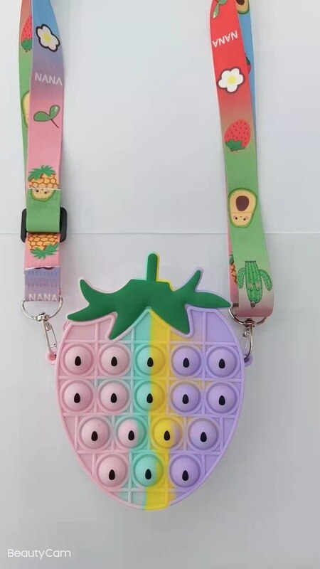 Neue Popper Sensorischen Popet Silikon Push Blase Schreibwaren Lagerung Tasche Popite Poppit Dekompression Geldbörse Popo Es Zappeln Spielzeug: MS-0210