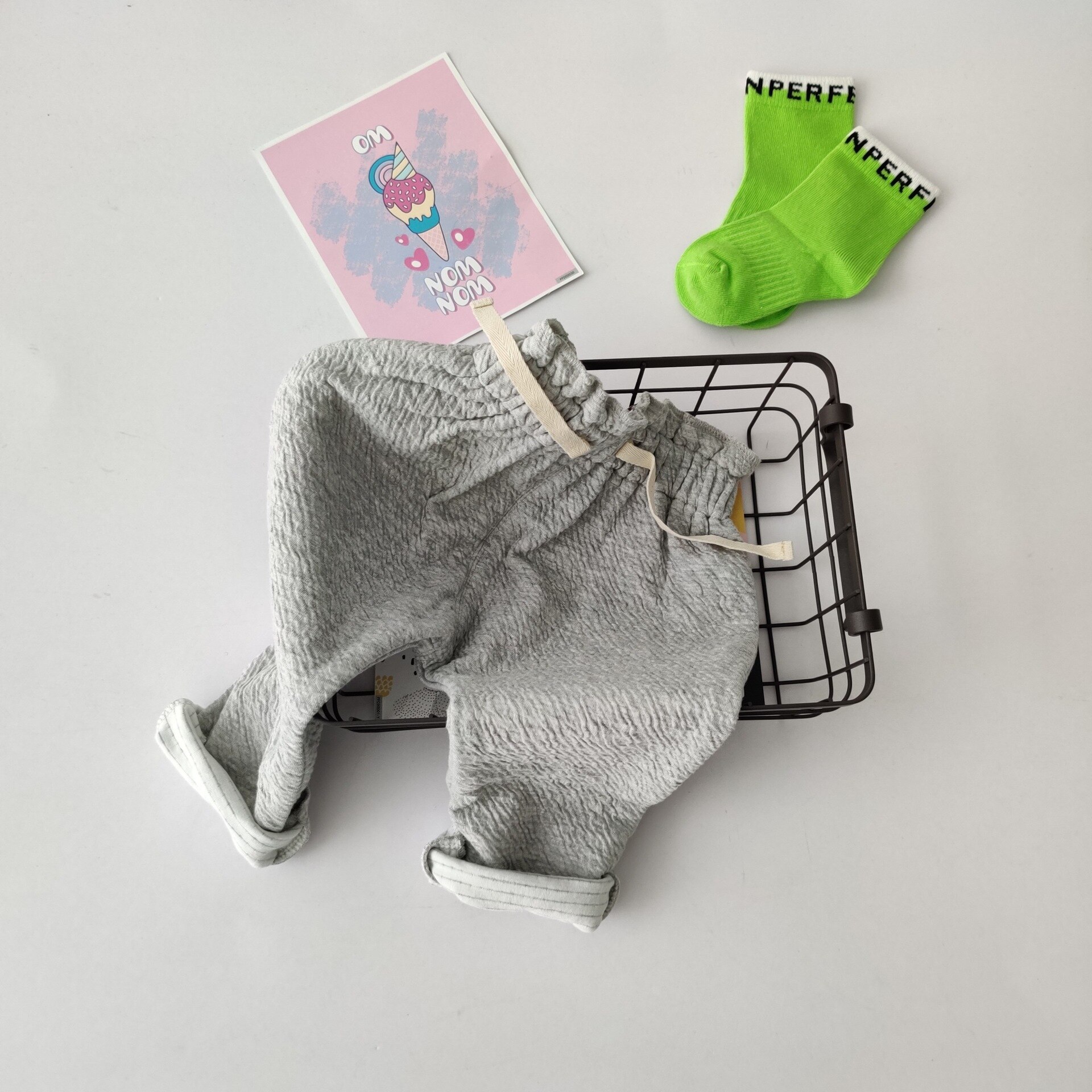 Fir2020 Herfst Kleine Kinderen Cross Rail Jongen Kleine Kinderen Katoen Gebreide Broek Kan Open Kruis