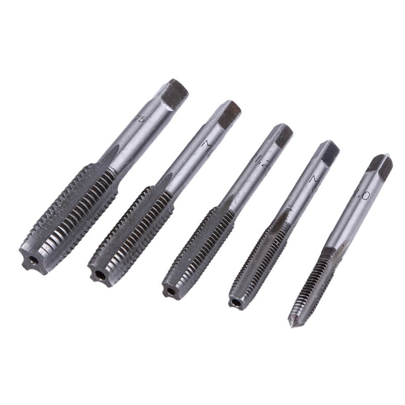 Alloy Steel Taps And Dies Set Screw Thread & Tap Wrench & Die Wrench Manual Metric Tapping Tool Kits 12 Pcs/set