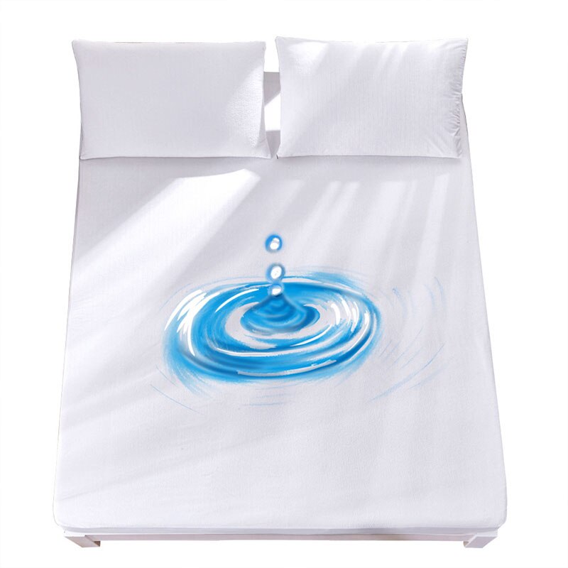 Waterdichte Matras Cover Antibacteriële Zachte Hoeslaken Met Elastische Band Protector Cover Luchtdoorlatende Bed Beddengoed Cover Home