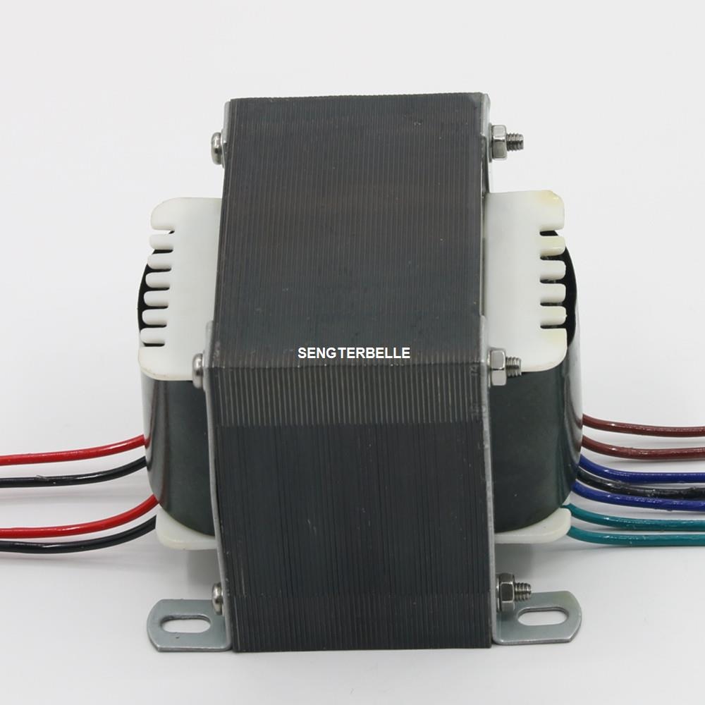 1Pc 130W Audio Transformator 0-250V 0-6.3V 3.15V-0-3.15V Voor EL84 /6V6 Buizenversterker
