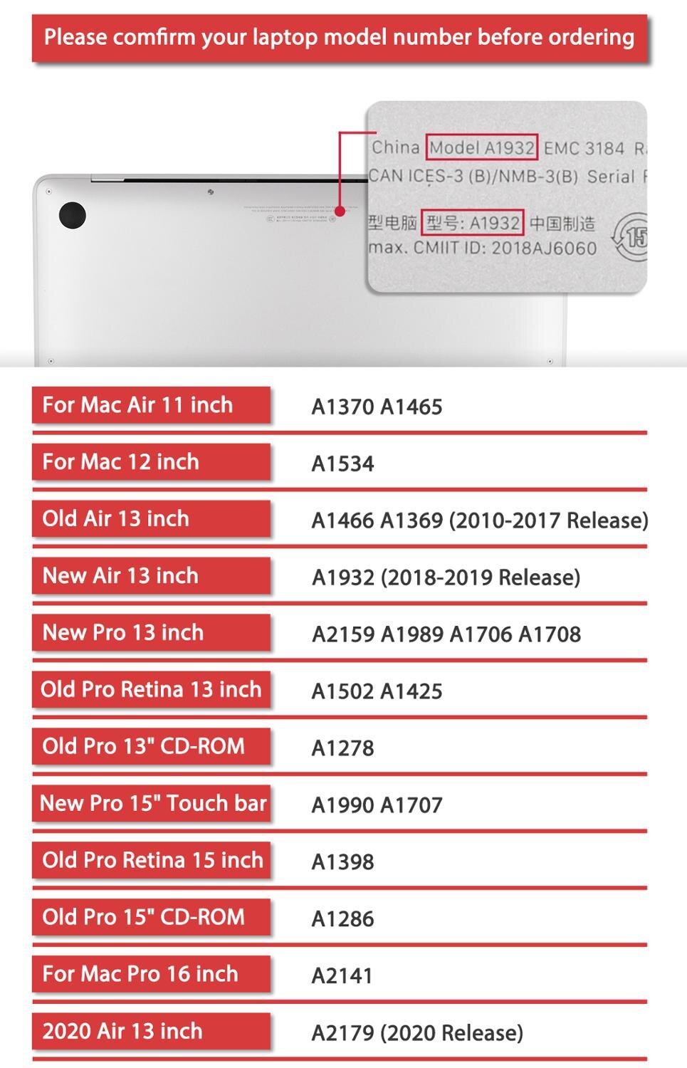 Screen Film Protector for MacBook Air Pro 13 16 inch A2179 A2289 A2141 Plastic HD Screen Sticker Air Pro Retina 11 12 13 15