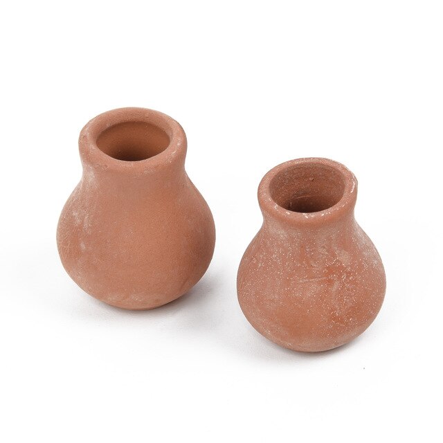 Terracotta gryde lerkrukker små lerkeramik keramik planter kaktus blomsterpotter: 1