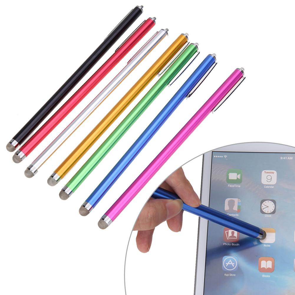 1 pièces universel métal Mini stylet tactile capacitif pour téléphone tablette ordinateur portable/appareils à écran tactile capacitif
