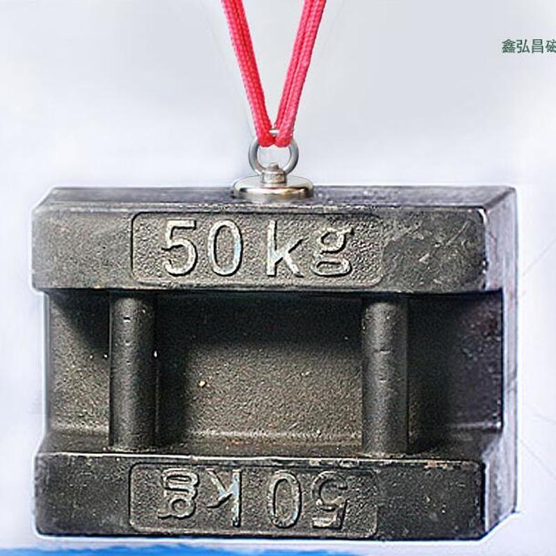 Super strong powerful Circular Ring Neodymium magnet permanent magnetic Lifting tool Salvage Suction cup Industrial Magnet