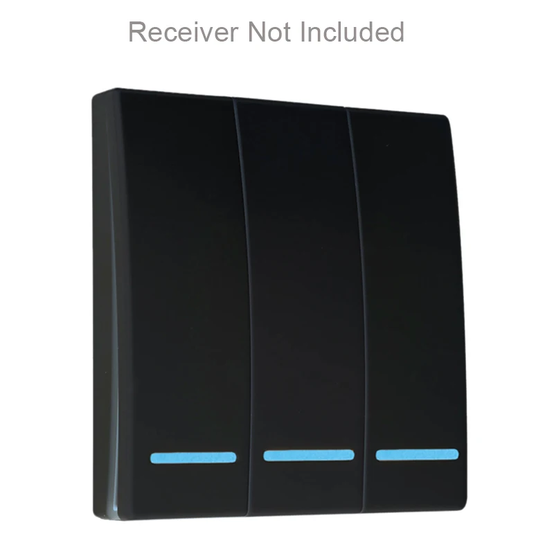 Germa Mini Module Smart Draadloze Push Schakelaar Licht 433Mhz Elektrische Home Afstandsbediening Knop Wandpaneel Op Off 220V10A led: 3 gang B