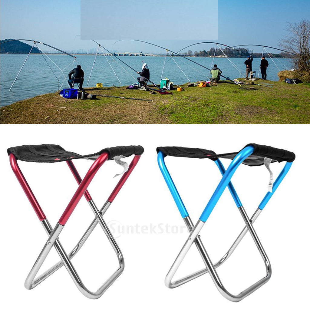 Mini Collapsible Chair Seat Outdoor Indoor Hiking Fishing Lawn Portable Folding Stool for BBQ Picnic Beach Train Queue Up