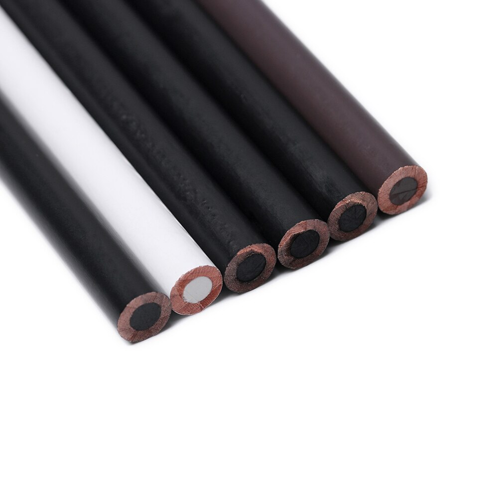 2 st/lot konst vit highlight liner skiss rita penna skissa måla pennor kol penna skolverktyg