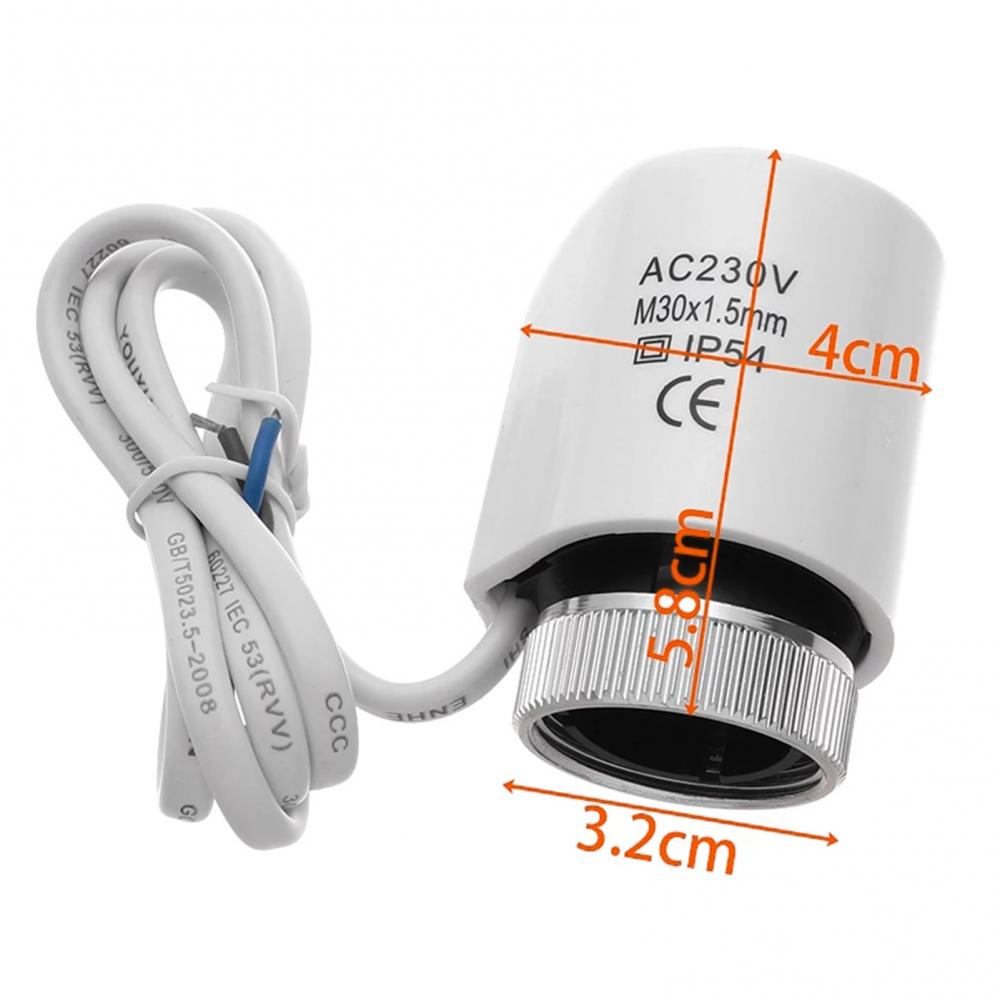 Electric Actuator Electrothermal Valve Manifold Open Close Floor Heating Parts Home Hardware Fittings