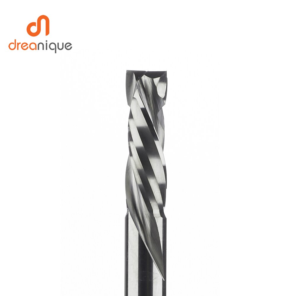 5pc/lot Milling Cutter Woodwork UP DOWN Cut 2 Flutes Spiral Carbide Milling Tool CNC Router Bit Compression Wood End Mill Cutter