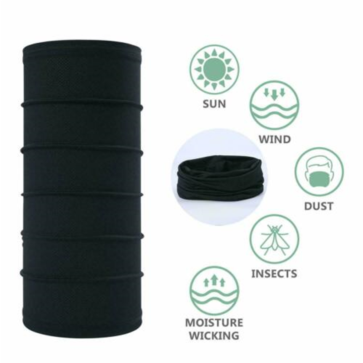 3PCS Sun Protection Outdoor Sports Riding Cap Scarf Sleeve Set Multiway Bandana Men Women Climbing Hiking Fishing Headscarf