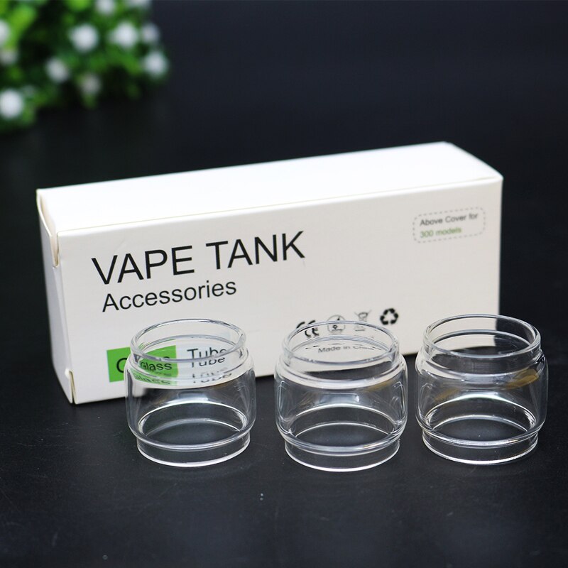 3 Pcs Vervanging Glazen Buis Voor Obs Cube Tank Transparante Bubble Pyrex Glazen Buis