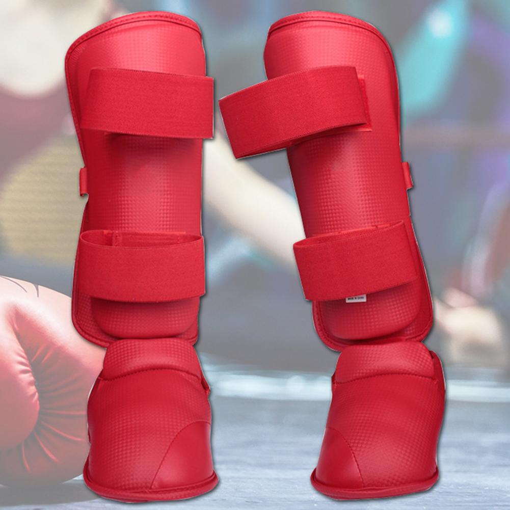 Protège-jambes Taekwondo, shingard, utile, Durable et détachable pour adultes, 1 paire