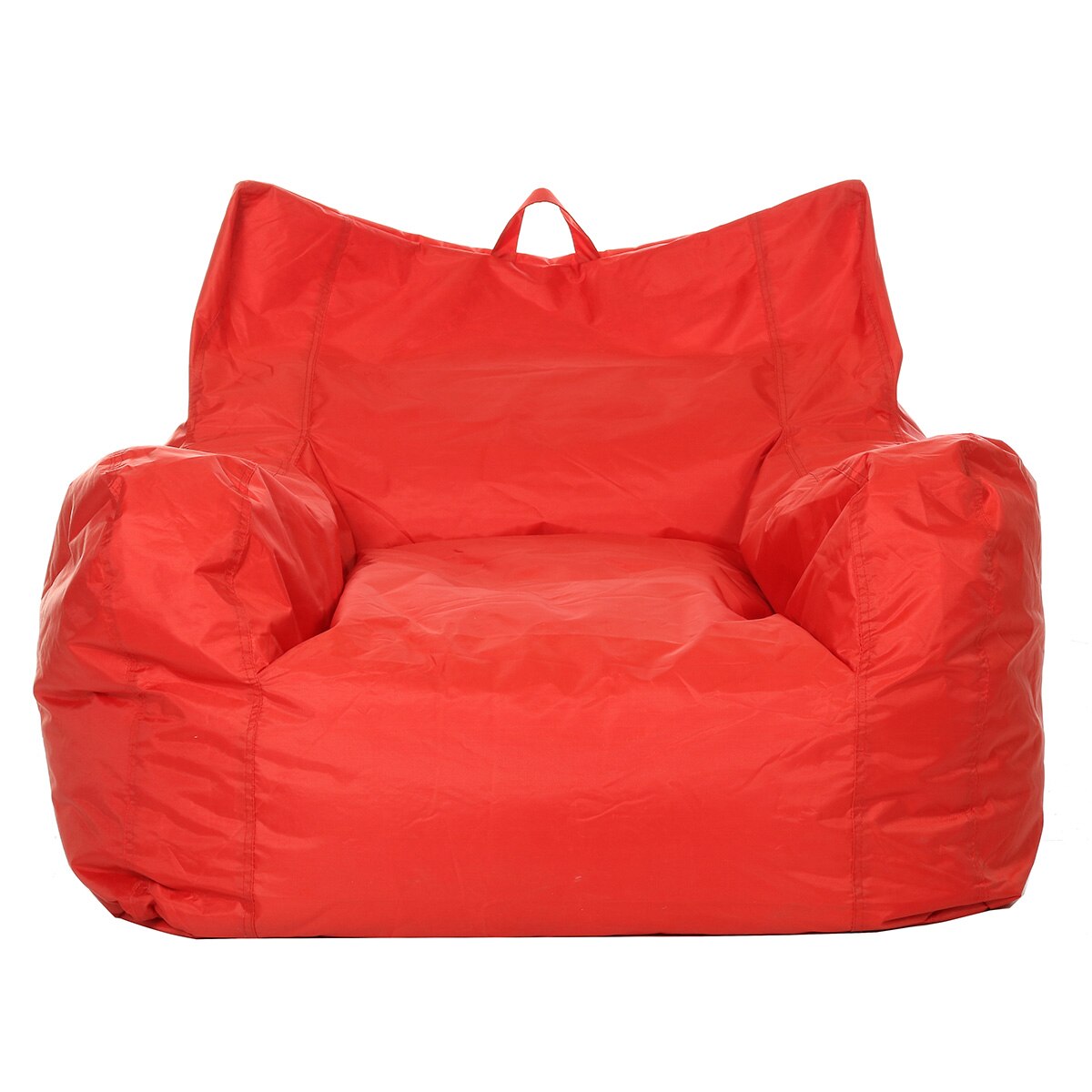 1pc komfortable dovne sofaer betræk stole uden fyldstof 420d oxford klud vandtæt liggestol sæde sækkestol pose puff puff sofa tatami: Rød