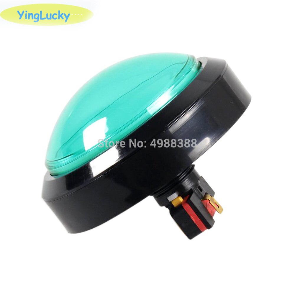 5 pcs 100mm Push Button Arcade Button Start LED button Led Micro Switch Momentary Illuminated 12v Power Button Switch