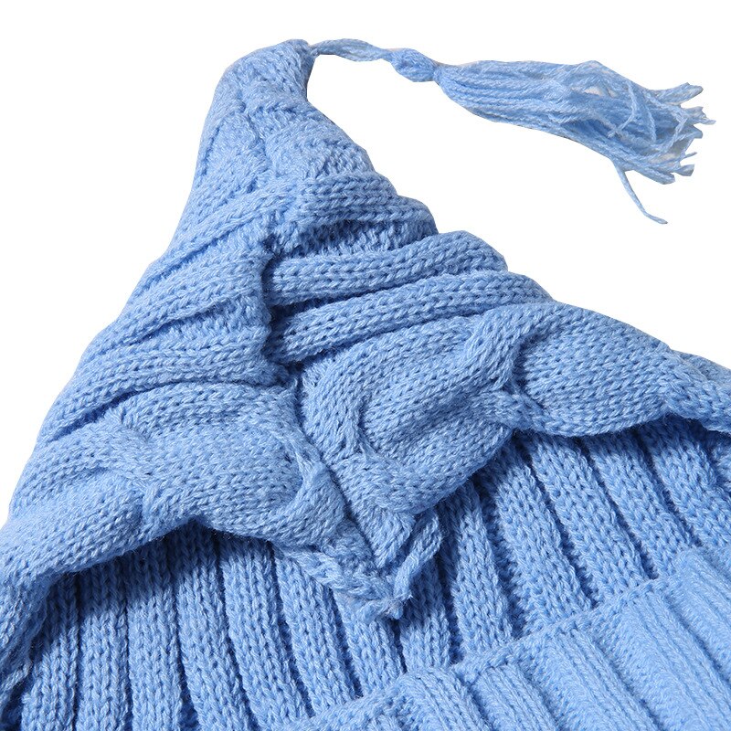 Herfst En Winter Zuigeling Breiwol Knoppen Slaapzakken Kinderkleding Ontvangen Dekens