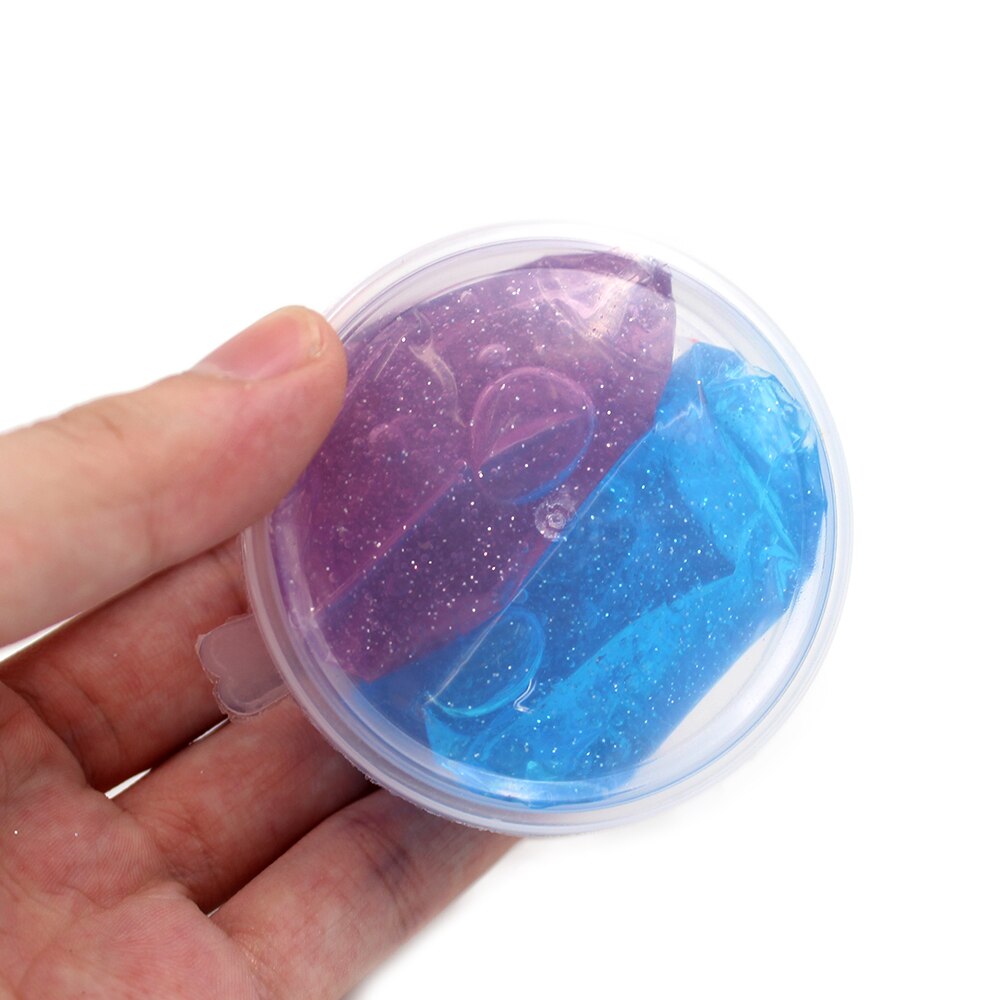 Glitter Slime Crystal Lizun Soft Clay Cloud Mud Glue for Fluffy Slime DIY Light Plasticine Clay Kit Sand Antistress Playdough