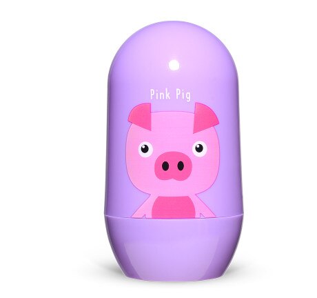 4 sztuk zestaw do pielęgnacji paznokci dla dzieci zestawy opieki zdrowotnej niemowląt palec trymer nożyczki obcinacz do paznokci Cartoon zwierząt schowek na podróż: 11
